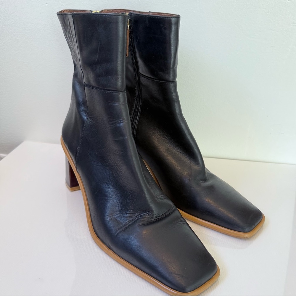 ALOHAS Black Heeled Boots - Picture 15 of 16